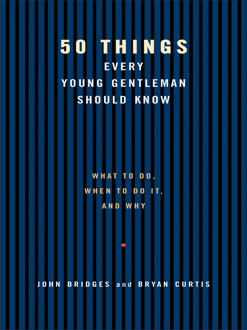 50 Things Every Young Gentleman Should Know (eBook)